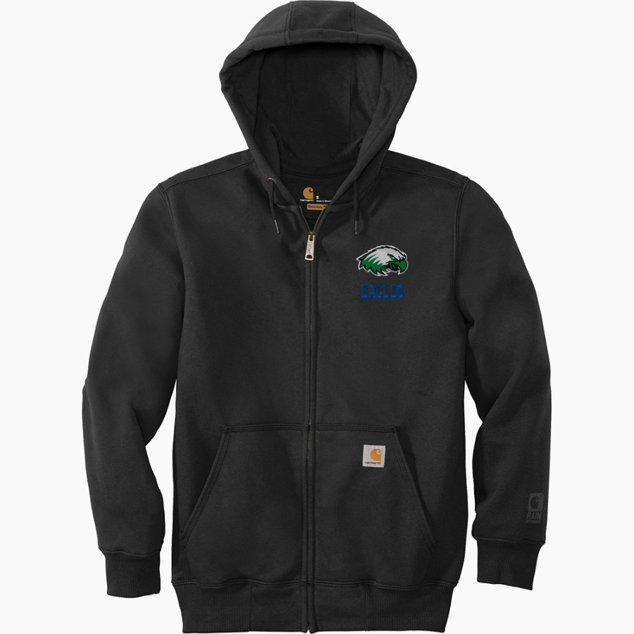 Carver Community Eagles <span class="pdp-name-mascot">Carver Community Eagles</span> Carhartt Men's Rain Defender Paxton Heavyweight Hooded Zip-Front Sweatshirt