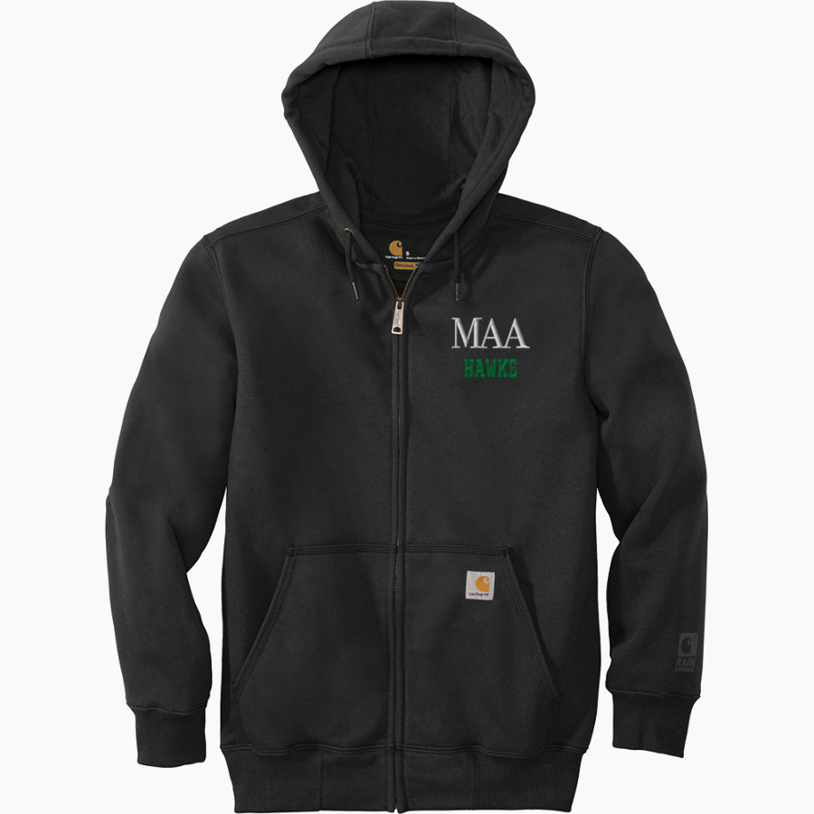 Mount Alvernia Academy Hawks <span class="pdp-name-mascot">Mount Alvernia Academy Hawks</span> Carhartt Men's Rain Defender Paxton Heavyweight Hooded Zip-Front Sweatshirt