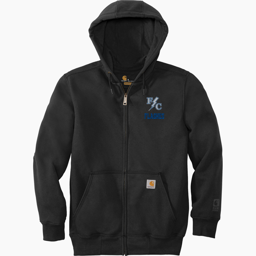 Franklin Central Flashes <span class="pdp-name-mascot">Franklin Central Flashes</span> Carhartt Men's Rain Defender Paxton Heavyweight Hooded Zip-Front Sweatshirt