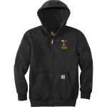 Tiverton Athletics <span class="pdp-name-mascot">Tiverton Tigers</span> Carhartt Men's Rain Defender Paxton Heavyweight Hooded Zip-Front Sweatshirt Front Thumbnail