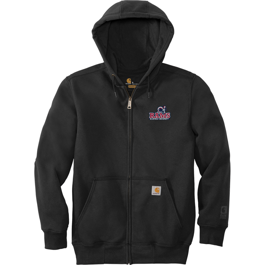 Bluefield University Sideline Store <span class="pdp-name-mascot">Bluefield University</span> Carhartt Men's Rain Defender Paxton Heavyweight Hooded Zip-Front Sweatshirt