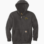 Westbury Christian Wildcats <span class="pdp-name-mascot">Westbury Christian Wildcats</span> Carhartt Men's Rain Defender Paxton Heavyweight Hooded Zip-Front Sweatshirt Front Thumbnail