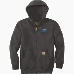 MTSU Blue Raiders <span class="pdp-name-mascot">MTSU Blue Raiders</span> Carhartt Men's Rain Defender Paxton Heavyweight Hooded Zip-Front Sweatshirt Front Thumbnail