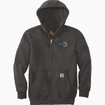 Rt. 12 Pickle Rt. 12 Pickle <span class="pdp-name-mascot">Rt. 12 Pickle</span> Carhartt Men's Rain Defender Paxton Heavyweight Hooded Zip-Front Sweatshirt Front Thumbnail