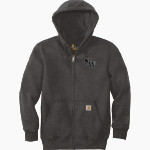 Northwest Mounties Carhartt Men's Rain Defender Paxton Heavyweight Hooded Zip-Front Sweatshirt Front Thumbnail