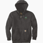 BRYAN TURNER BASKETBALL ACADEMY <span class="pdp-name-mascot">BRYAN TURNER BASKETBALL ACADEMY</span> Carhartt Men's Rain Defender Paxton Heavyweight Hooded Zip-Front Sweatshirt Front Thumbnail
