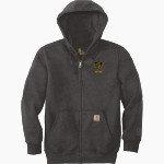 BISHOP O'DOWD HIGH SCHOOL DRAGONS <span class="pdp-name-mascot">BISHOP O‘DOWD DRAGONS</span> Carhartt Men's Rain Defender Paxton Heavyweight Hooded Zip-Front Sweatshirt Front Thumbnail