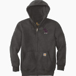Big Rapids Cardinals <span class="pdp-name-mascot">Big Rapids Cardinals</span> Carhartt Men's Rain Defender Paxton Heavyweight Hooded Zip-Front Sweatshirt Front Thumbnail