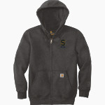 Soquel Knights <span class="pdp-name-mascot">Soquel Knights</span> Carhartt Men's Rain Defender Paxton Heavyweight Hooded Zip-Front Sweatshirt Front Thumbnail