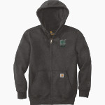 Wisconsin Heights High School Vanguards <span class="pdp-name-mascot">Wisconsin Heights High School</span> Carhartt Men's Rain Defender Paxton Heavyweight Hooded Zip-Front Sweatshirt Front Thumbnail