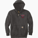 South Newton Middle School Carhartt Men's Rain Defender Paxton Heavyweight Hooded Zip-Front Sweatshirt Front Thumbnail