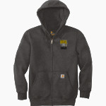 Hawaii Baptist Eagles <span class="pdp-name-mascot">HBA Eagles</span> Carhartt Men's Rain Defender Paxton Heavyweight Hooded Zip-Front Sweatshirt Front Thumbnail