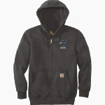 Santa Monica Corsairs <span class="pdp-name-mascot">Santa Monica College Corsairs</span> Carhartt Men's Rain Defender Paxton Heavyweight Hooded Zip-Front Sweatshirt Front Thumbnail