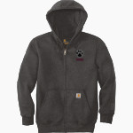 Peachtree Panthers <span class="pdp-name-mascot">Peachtree Academy Panthers</span> Carhartt Men's Rain Defender Paxton Heavyweight Hooded Zip-Front Sweatshirt Front Thumbnail
