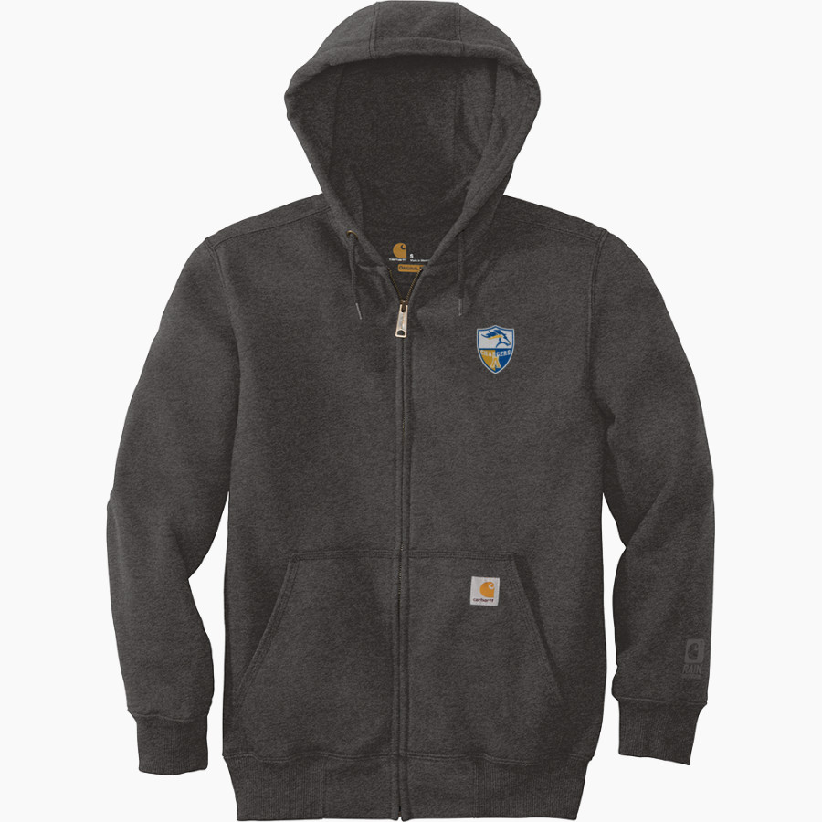 AGOURA HIGH SCHOOL CHARGERS Carhartt Men's Rain Defender Paxton Heavyweight Hooded Zip-Front Sweatshirt