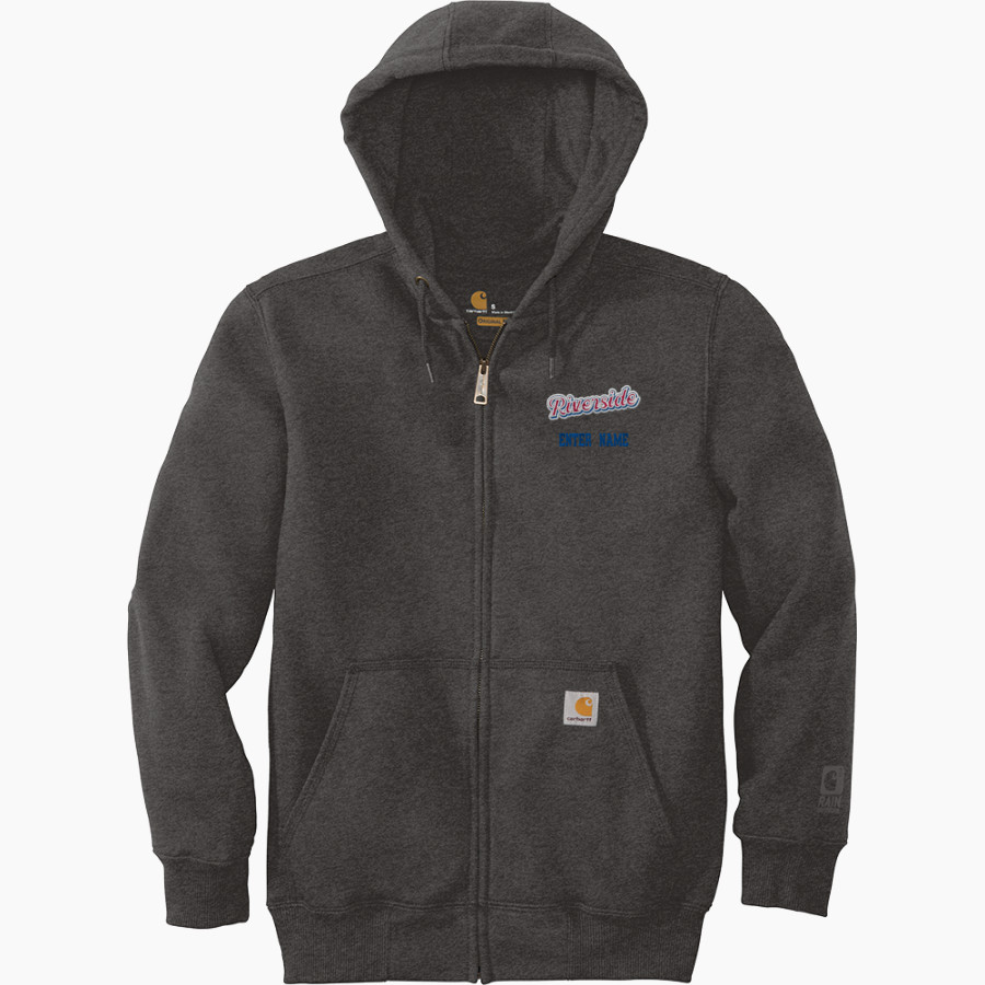 Riverside Little League Riverside <span class="pdp-name-mascot">Riverside Little League</span> Carhartt Men's Rain Defender Paxton Heavyweight Hooded Zip-Front Sweatshirt