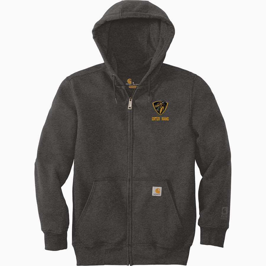 BISHOP O'DOWD HIGH SCHOOL DRAGONS <span class="pdp-name-mascot">BISHOP O‘DOWD DRAGONS</span> Carhartt Men's Rain Defender Paxton Heavyweight Hooded Zip-Front Sweatshirt