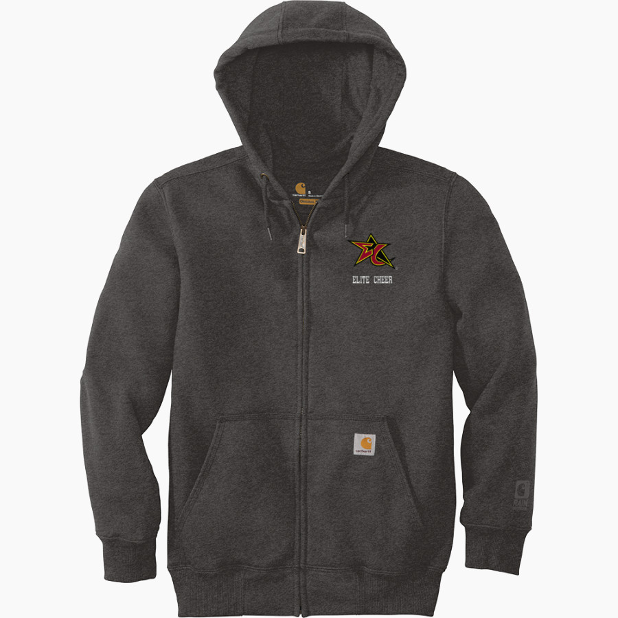 Elite Cheer Online Store <span class="pdp-name-mascot">Elite Cheer</span> Carhartt Men's Rain Defender Paxton Heavyweight Hooded Zip-Front Sweatshirt