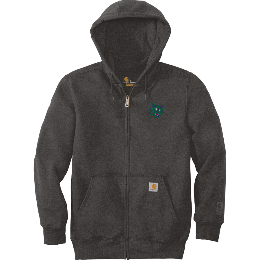 UCS Bobcats <span class="pdp-name-mascot">Underhill Central School Bobcats</span> Carhartt Men's Rain Defender Paxton Heavyweight Hooded Zip-Front Sweatshirt