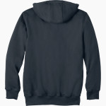 Calvary Lions Carhartt Men's Rain Defender Paxton Heavyweight Hooded Zip-Front Sweatshirt Back Thumbnail