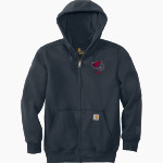 SPARTANBURG CHRISTIAN ACADEMY WARRIORS <span class="pdp-name-mascot">SPARTANBURG WARRIORS</span> Carhartt Men's Rain Defender Paxton Heavyweight Hooded Zip-Front Sweatshirt Front Thumbnail