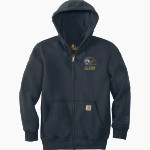 Calvary Lions <span class="pdp-name-mascot">Calvary Lions</span> Carhartt Men's Rain Defender Paxton Heavyweight Hooded Zip-Front Sweatshirt Front Thumbnail