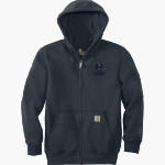 Clarion Golden Eagles <span class="pdp-name-mascot">Clarion - Penn West University Golden Eagles</span> Carhartt Men's Rain Defender Paxton Heavyweight Hooded Zip-Front Sweatshirt Front Thumbnail