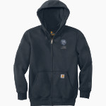BELLARMINE PREPARATORY SCHOOL LIONS <span class="pdp-name-mascot">BELLARMINE PREPARATORY LIONS</span> Carhartt Men's Rain Defender Paxton Heavyweight Hooded Zip-Front Sweatshirt Front Thumbnail