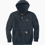Westerly Bulldogs <span class="pdp-name-mascot">Westerly Bulldogs</span> Carhartt Men's Rain Defender Paxton Heavyweight Hooded Zip-Front Sweatshirt Front Thumbnail