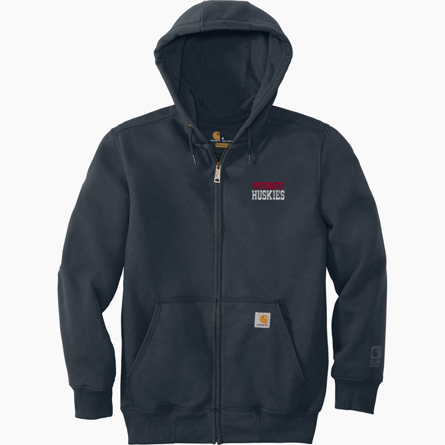 NORTHWEST HIGH SCHOOL HUSKIES <span class="pdp-name-mascot">NORTHWEST HUSKIES</span> Carhartt Men's Rain Defender Paxton Heavyweight Hooded Zip-Front Sweatshirt