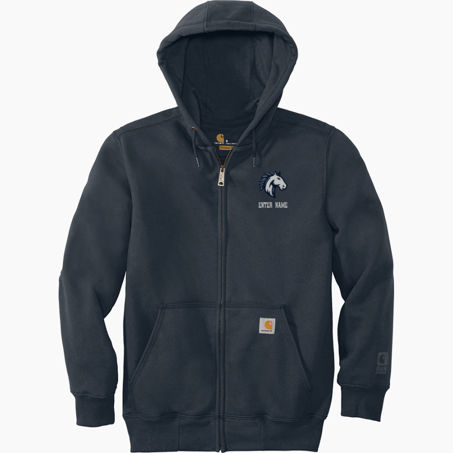Grand Traverse Academy Mustangs <span class="pdp-name-mascot">Grand Traverse Academy Mustangs</span> Carhartt Men's Rain Defender Paxton Heavyweight Hooded Zip-Front Sweatshirt
