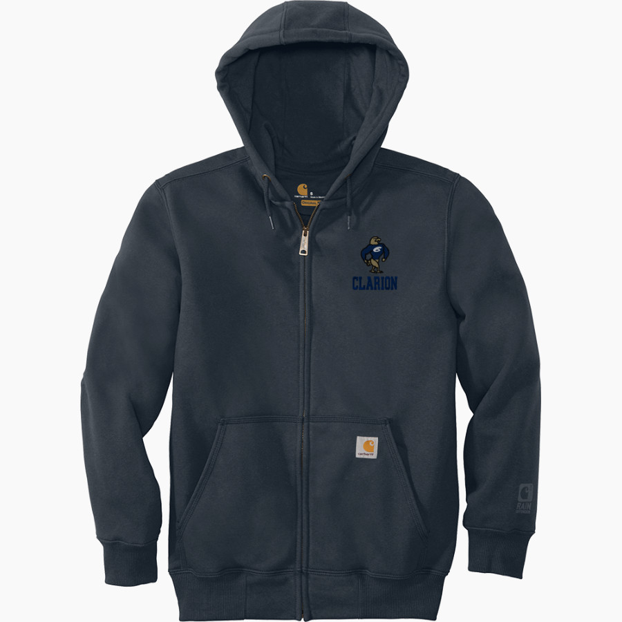 Clarion Golden Eagles <span class="pdp-name-mascot">Clarion - Penn West University Golden Eagles</span> Carhartt Men's Rain Defender Paxton Heavyweight Hooded Zip-Front Sweatshirt