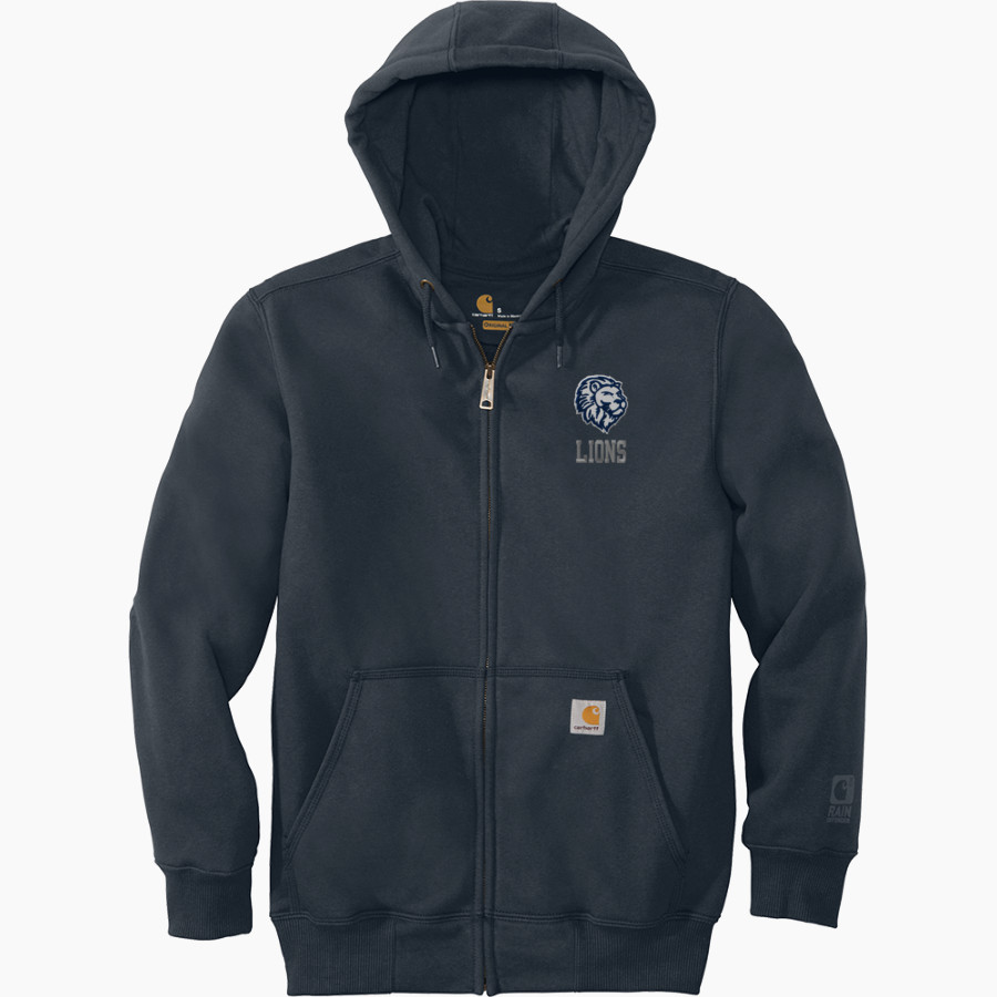 BELLARMINE PREPARATORY SCHOOL LIONS <span class="pdp-name-mascot">BELLARMINE PREPARATORY LIONS</span> Carhartt Men's Rain Defender Paxton Heavyweight Hooded Zip-Front Sweatshirt