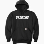 MSUM Dragons <span class="pdp-name-mascot">MSUM Dragons</span> Carhartt Men's Rain Defender Paxton Heavyweight Hooded Sweatshirt Front Thumbnail