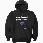 Portland Panthers <span class="pdp-name-mascot">Portland Panthers</span> Carhartt Men's Rain Defender Paxton Heavyweight Hooded Sweatshirt Front Thumbnail