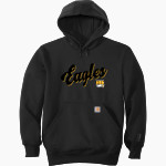 Hawaii Baptist Eagles <span class="pdp-name-mascot">HBA Eagles</span> Carhartt Men's Rain Defender Paxton Heavyweight Hooded Sweatshirt Front Thumbnail