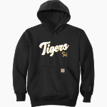 Fort Hays State University Tigers Carhartt Men's Rain Defender Paxton Heavyweight Hooded Sweatshirt Front Thumbnail