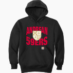 Andrean 59ers Carhartt Men's Rain Defender Paxton Heavyweight Hooded Sweatshirt Front Thumbnail