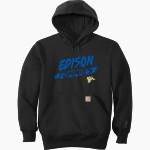 EDISON HIGH SCHOOL TOMMIES <span class="pdp-name-mascot">EDISON TOMMIES</span> Carhartt Men's Rain Defender Paxton Heavyweight Hooded Sweatshirt Front Thumbnail