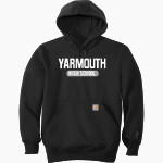 YARMOUTH HIGH SCHOOL CLIPPERS <span class="pdp-name-mascot">YARMOUTH CLIPPERS</span> Carhartt Men's Rain Defender Paxton Heavyweight Hooded Sweatshirt Front Thumbnail
