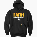 FAITH CHRISTIAN ACADEMY CONQUERORS <span class="pdp-name-mascot">FAITH CONQUERORS</span> Carhartt Men's Rain Defender Paxton Heavyweight Hooded Sweatshirt Front Thumbnail