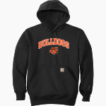Scranton Bulldogs <span class="pdp-name-mascot">Scranton Middle School Bulldogs</span> Carhartt Men's Rain Defender Paxton Heavyweight Hooded Sweatshirt Front Thumbnail