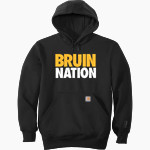 South Bruins Carhartt Men's Rain Defender Paxton Heavyweight Hooded Sweatshirt Front Thumbnail