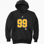 LITTLESTOWN HIGH SCHOOL THUNDERBOLTS Carhartt Men's Rain Defender Paxton Heavyweight Hooded Sweatshirt Front Thumbnail