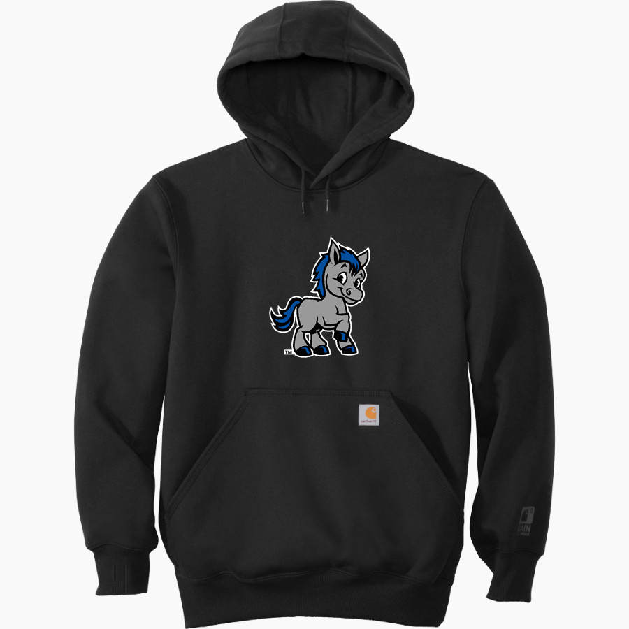 MacArthur Elementary Mustangs Carhartt Men's Rain Defender Paxton Heavyweight Hooded Sweatshirt