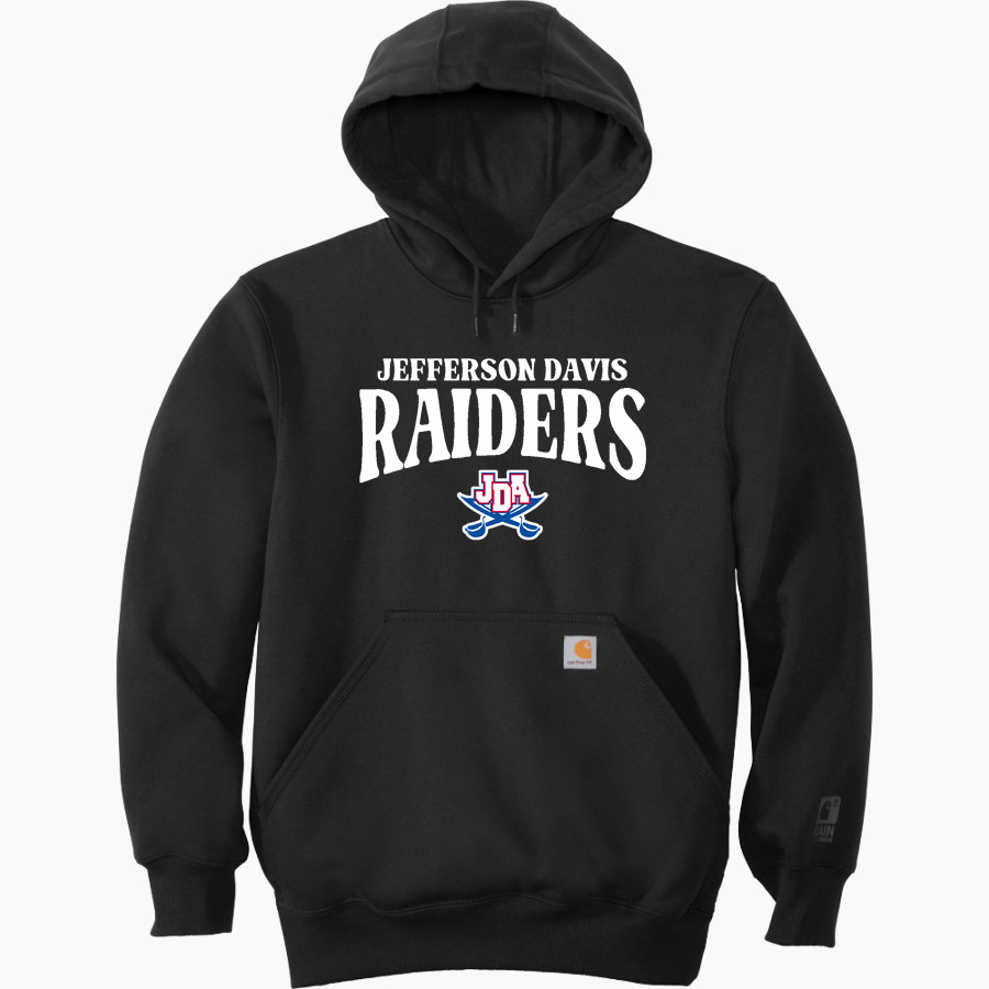 Jefferson Davis Raiders Carhartt Men's Rain Defender Paxton Heavyweight Hooded Sweatshirt