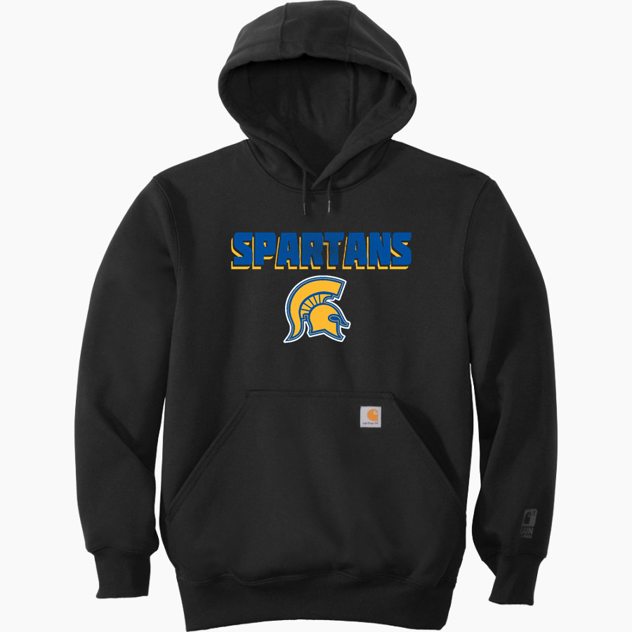 MASON CO CENTRAL HIGH SCHOOL SPARTANS Carhartt Men's Rain Defender Paxton Heavyweight Hooded Sweatshirt