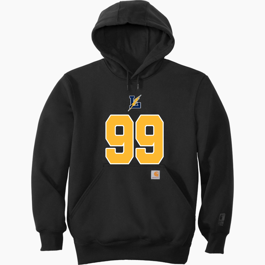 LITTLESTOWN HIGH SCHOOL THUNDERBOLTS Carhartt Men's Rain Defender Paxton Heavyweight Hooded Sweatshirt