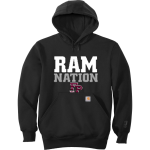 Fordham Prep Rams Online Store <span class="pdp-name-mascot">Fordham Prep Rams</span> Carhartt Men's Rain Defender Paxton Heavyweight Hooded Sweatshirt Front Thumbnail