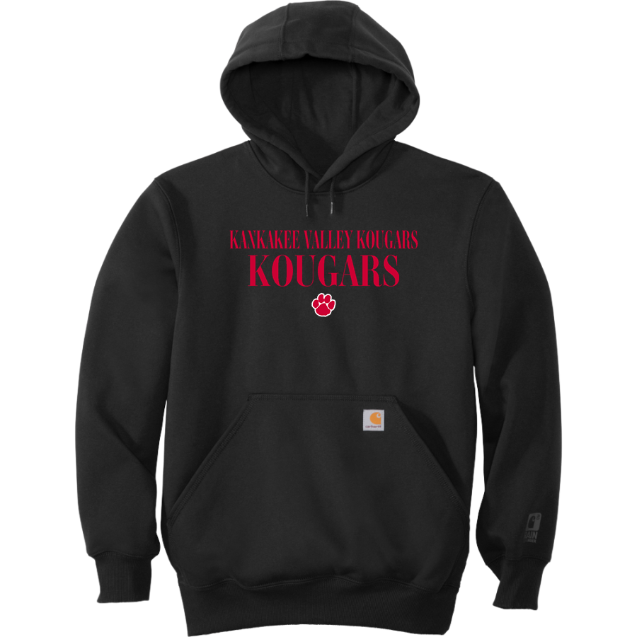 Kankakee Valley Kougars Kougars <span class="pdp-name-mascot">Kankakee Valley Kougars Kougars</span> Carhartt Men's Rain Defender Paxton Heavyweight Hooded Sweatshirt